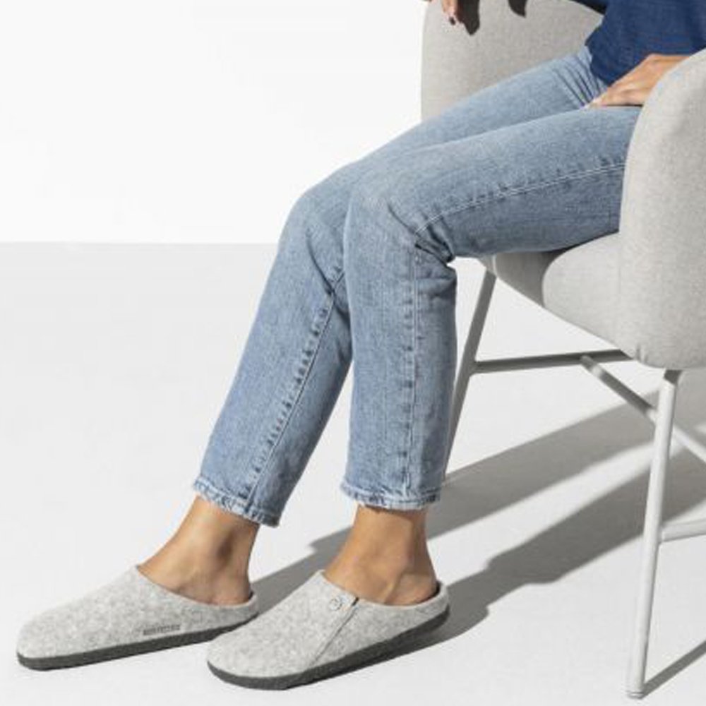 Birkenstock Zermatt Wool Felt Regular Light Grey - Light Grey