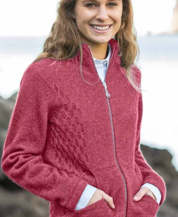Noble Wilde Womens Honeycomb Jacket - Rosay