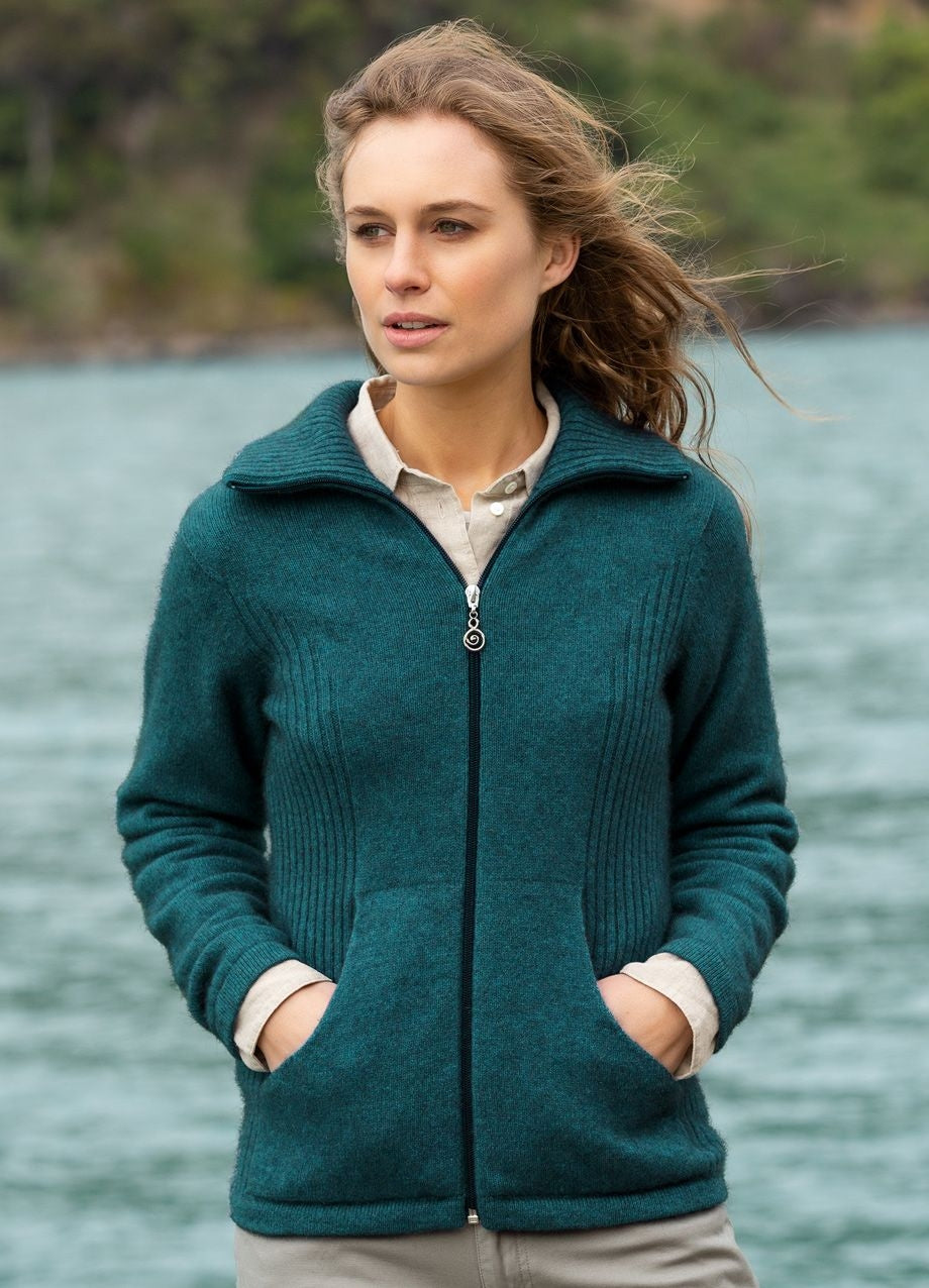 Noble Wilde Womens Market Day Jacket - Paua