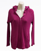 Bay Road Merinos V Hoodie - Cerise