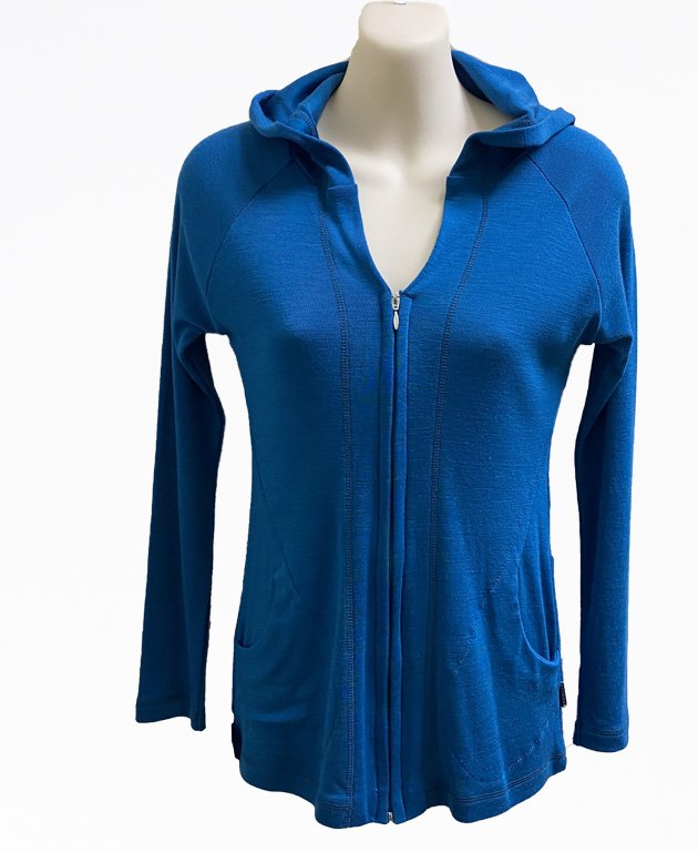 Bay Road Merinos V Hoodie - Deep Cove