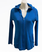Bay Road Merinos V Hoodie - Deep Cove