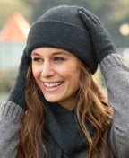 Noble Wilde Merino Possum Beanie - Charcoal