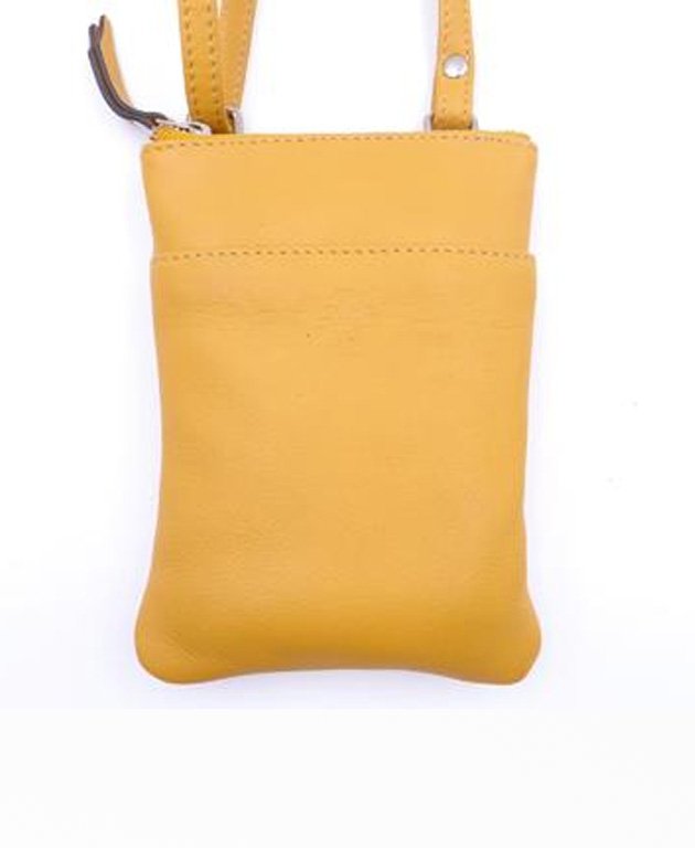 Second Nature Front Pocket Pouch Bag - Saffron