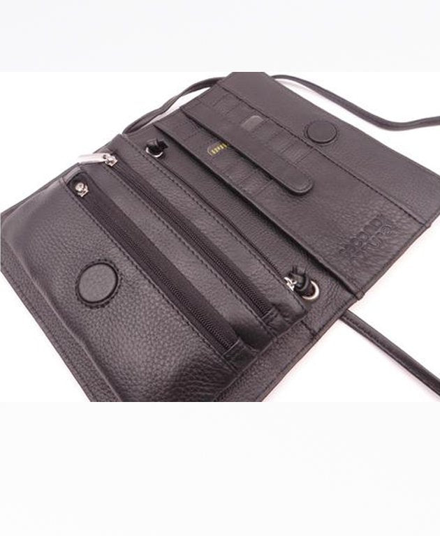 Second Nature Compact Travel Cross Body Bag - Black