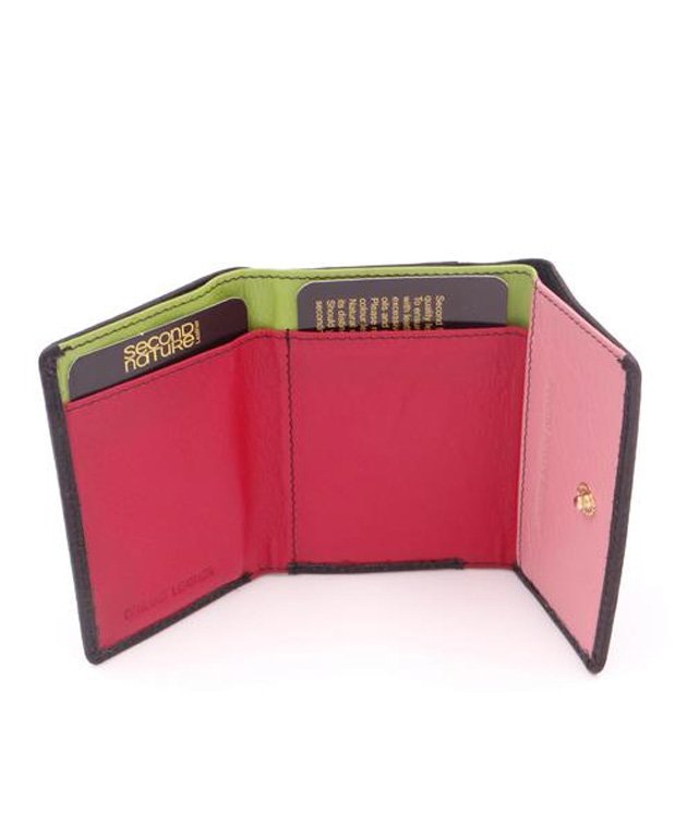 Second Nature Coin Purse with Wallet - Black Multi