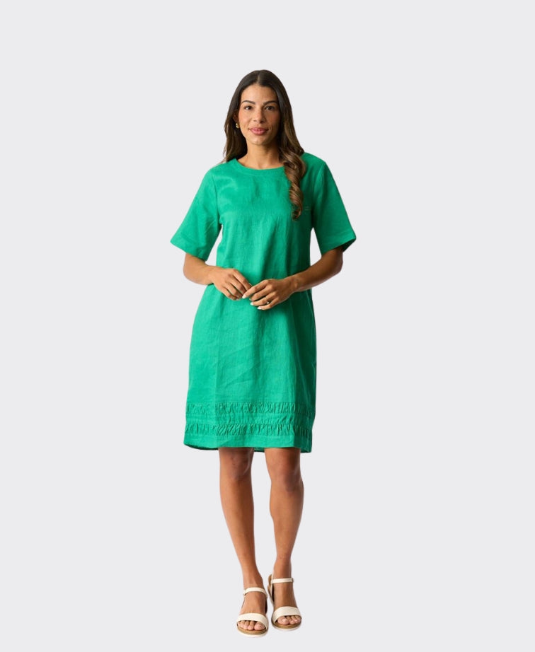 Foil Dress Crowd Pleaser Linen