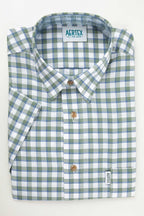 Aertex Shirt S/S Check - Olive