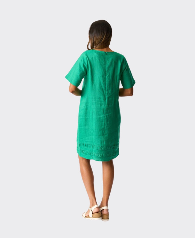Foil Dress Crowd Pleaser Linen