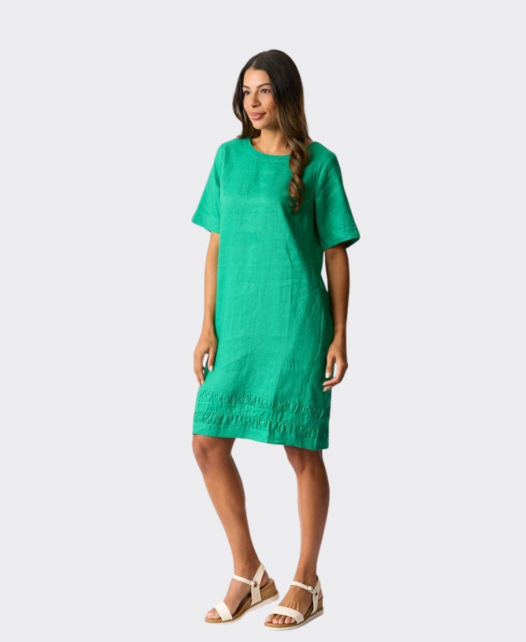 Foil Dress Crowd Pleaser Linen
