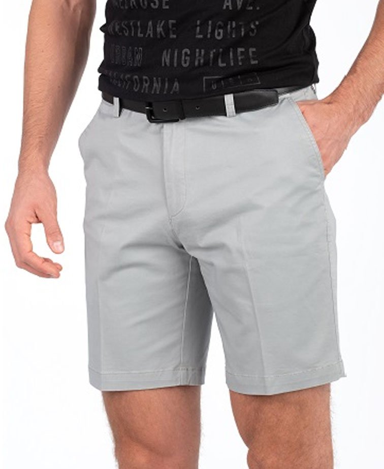 Bob Spears Shorts Flat Front - Grey