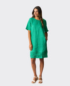 Foil Dress Crowd Pleaser Linen