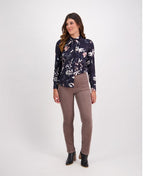 Vassalli Pant Bay Cord Slim Leg - Taupe