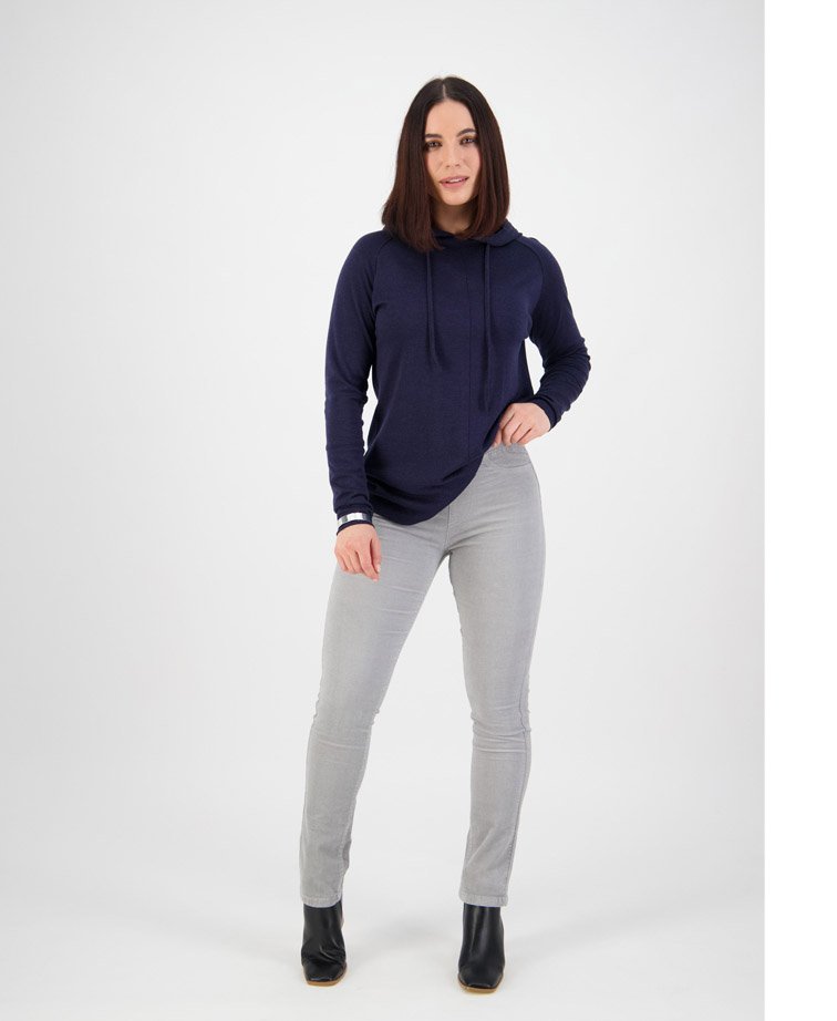 Vassalli Pant Bay Cord Slim Leg - Cloud