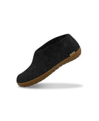 Glerups Shoe Charcoal Honey Rubber Sole - Charcoal
