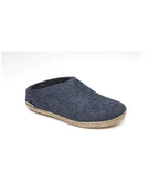 Glerups Slip-On Denim Leather Sole - Denim