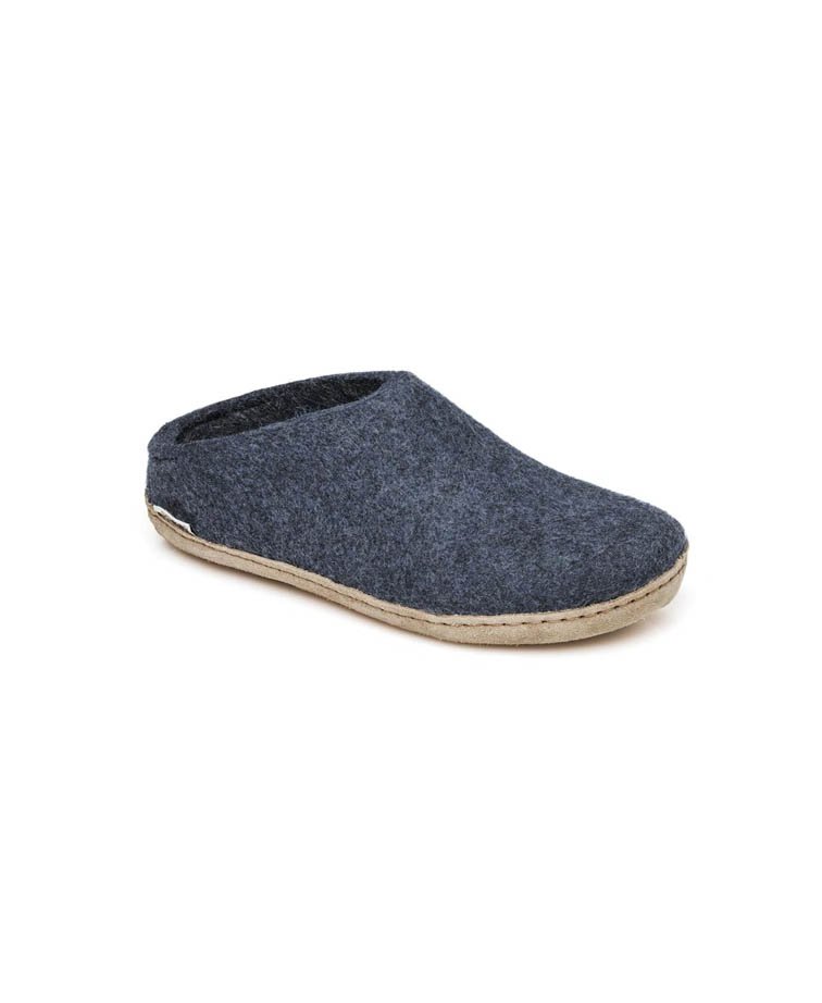 Glerups Slip-On Denim Leather Sole