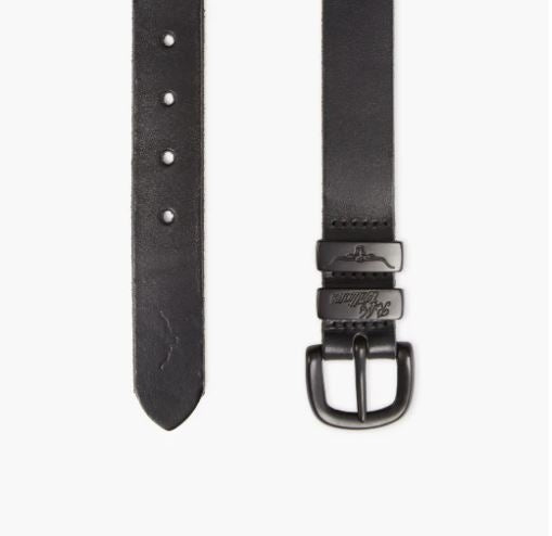 RMW Slim Drover Belt - Black/Black