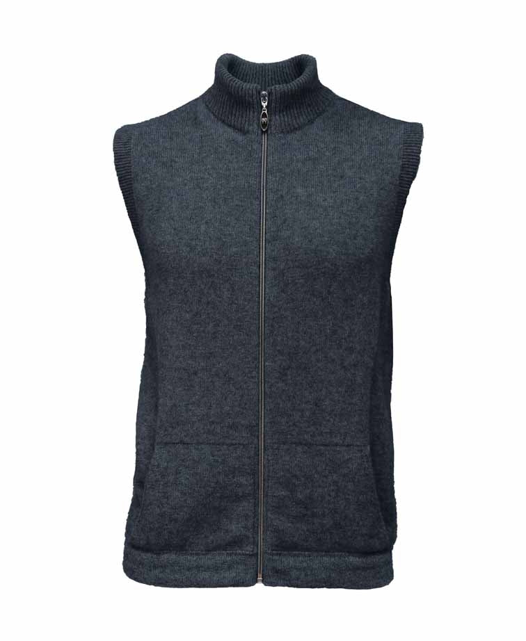 Noble Wilde Mens Gilet - Charcoal