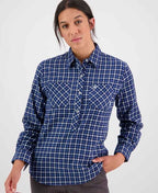 Swanndri Womens Egmont Shirt - Navy