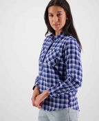 Swanndri Womens Egmont Shirt - Navy/Pink