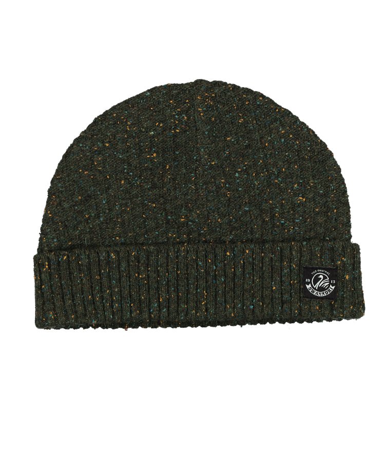 Swanndri South Rd Waffle Beanie - Olive