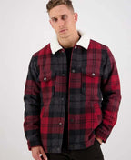 Swanndri Kaituna Sherpa Lined Jacket - Shiraz Check