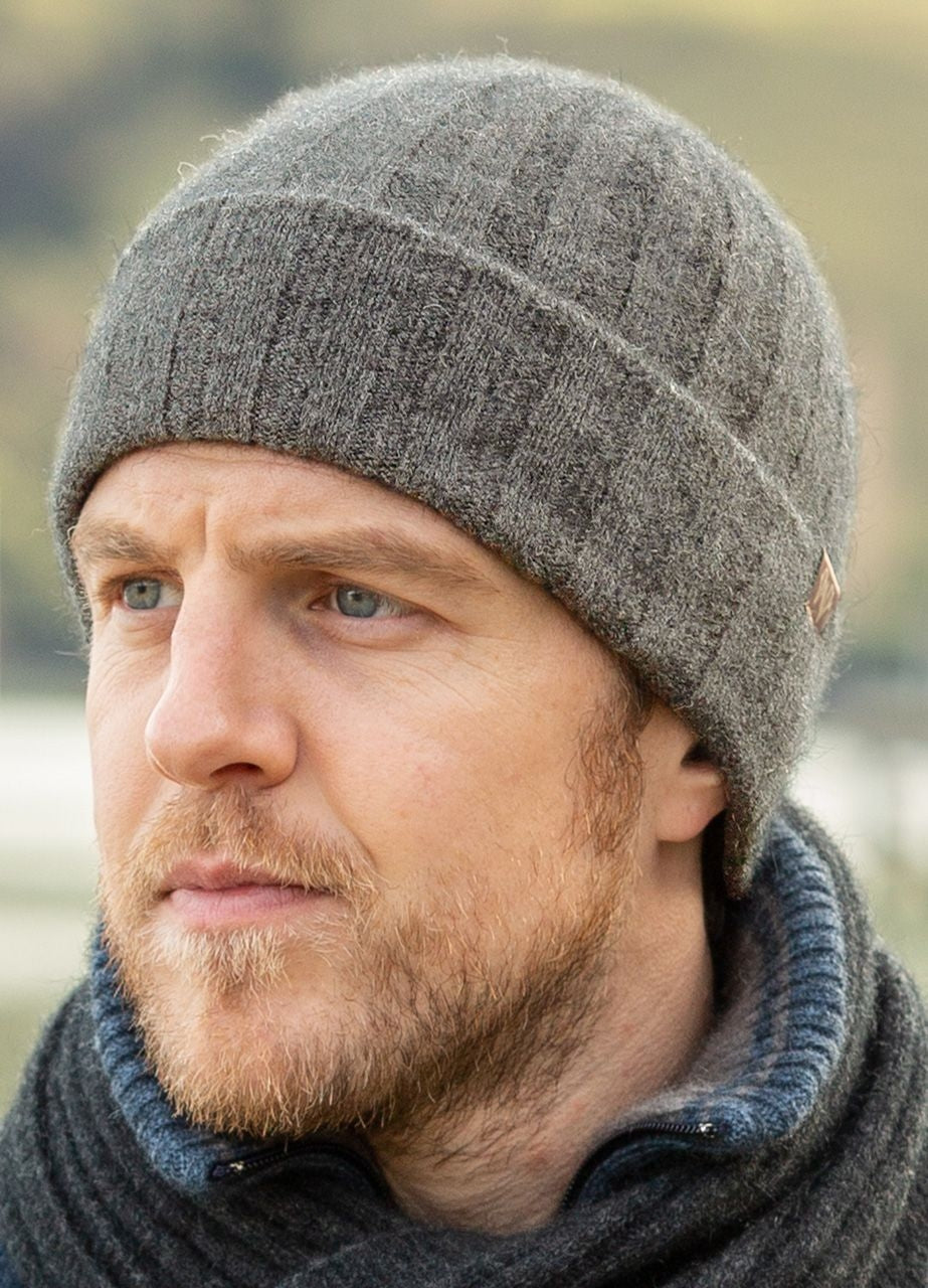 Noble Wilde Rib Beanie - Pumice