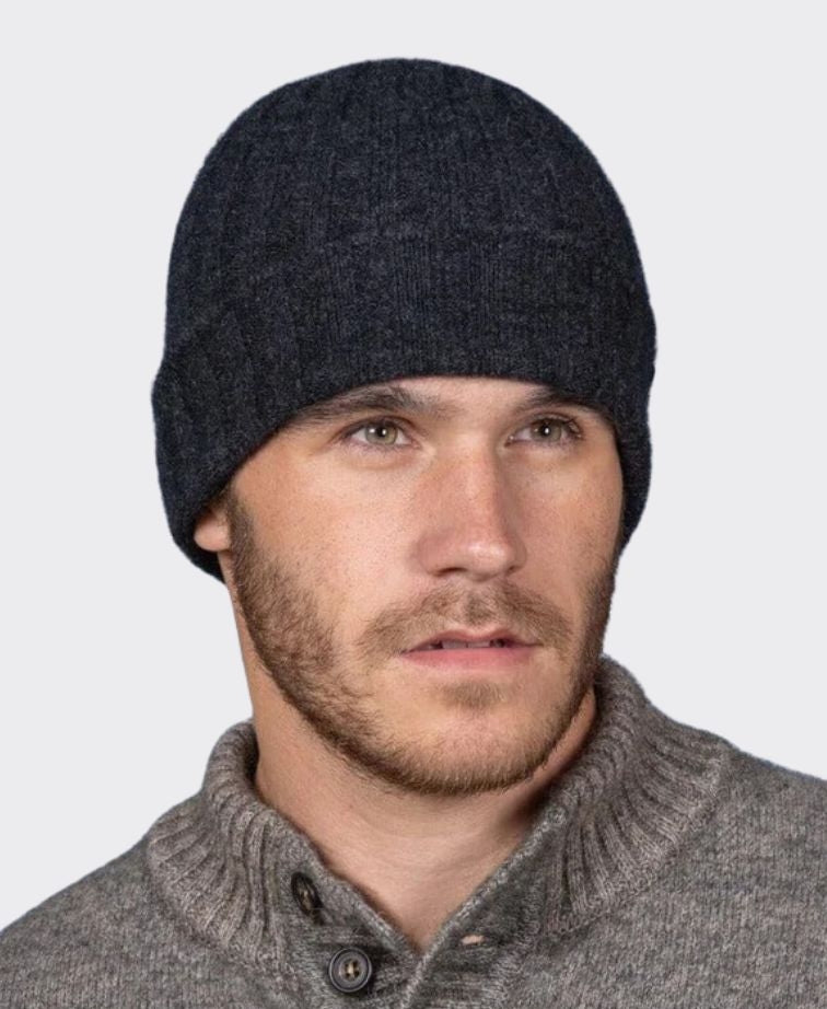 Noble Wilde Rib Beanie - Black