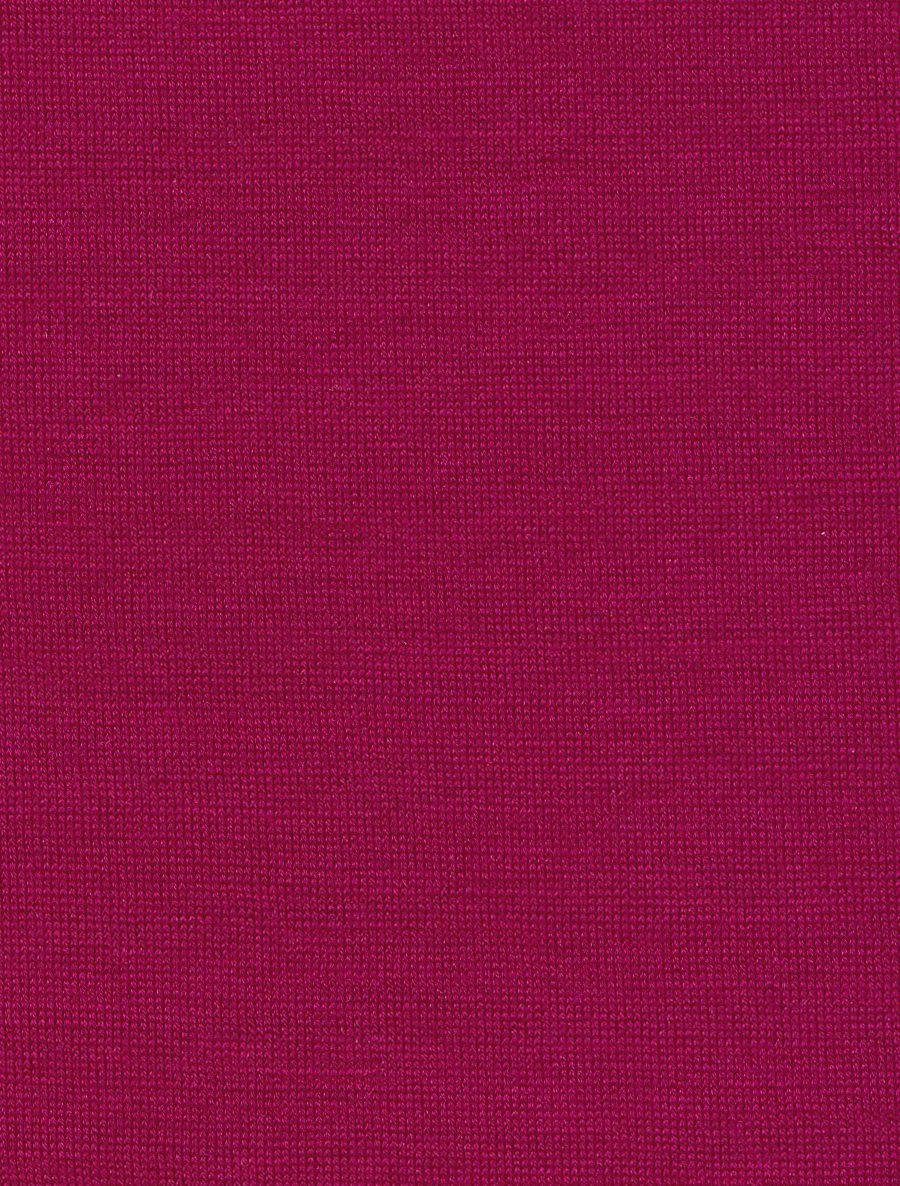 Bay Road Merino Shimmer Top - Cerise