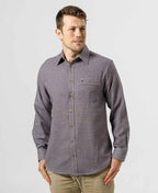 Vonnella Shirt L/S Houndstooth - Port Wine
