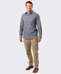 Vonnella Shirt L/S Check - Navy