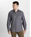Vonnella Shirt L/S Check - Blue