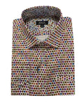 Berlin Shirt L/S Compass Print - Multi