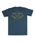 Global Culture Old & Wise Mens Tee - Blue Dusk