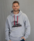 Global Culture Dub Kiwi Mens Hoodie - Grey Marle