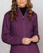 Noble Wilde Womens Honeycomb Jacket - Twilight