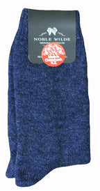 Noble Wilde Merino Possum Socks - Bluewash