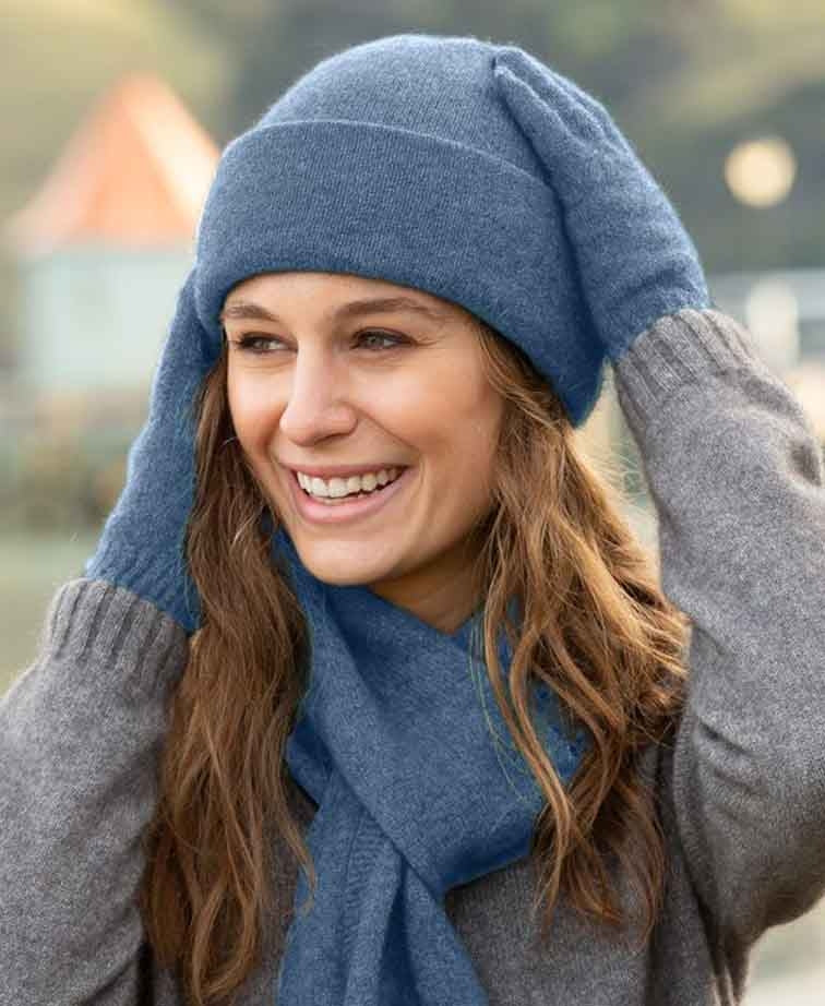 Noble Wilde Merino Possum Beanie - Bahama