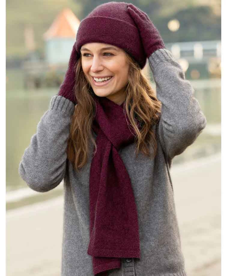 Noble Wilde Scarf - Port