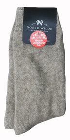 Noble Wilde Merino Possum Socks - Oyster