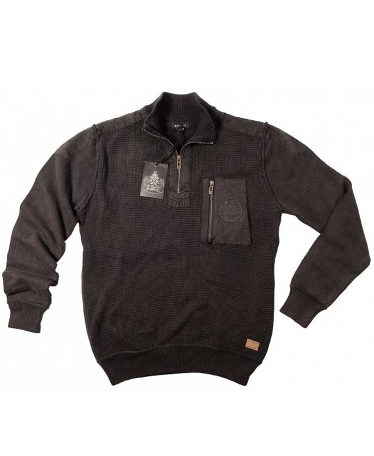 Berlin Sweatshirt Stonewashed - Black