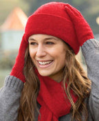 Noble Wilde Merino Possum Beanie - Poppy
