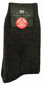 Noble Wilde Merino Possum Socks - Ebony