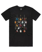 Isthatso Mens Famous Guitars - Black