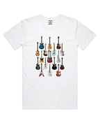 Isthatso Mens Famous Guitars - White