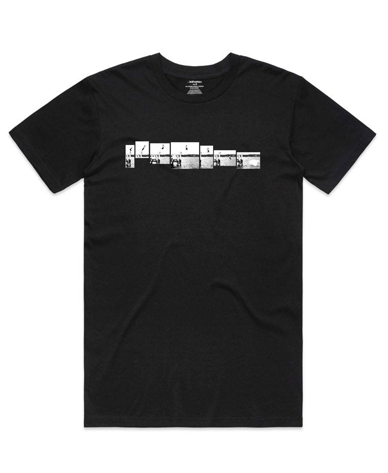 Isthatso Tee Wharf Jumping - Black
