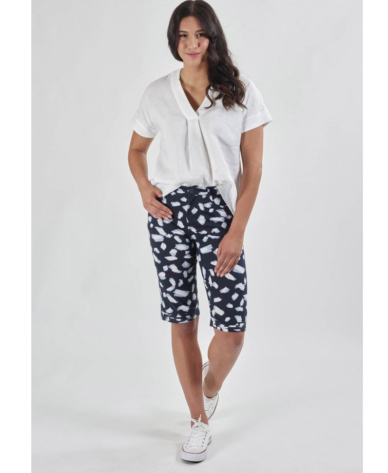 Vassalli Short Long Poplin - Shore