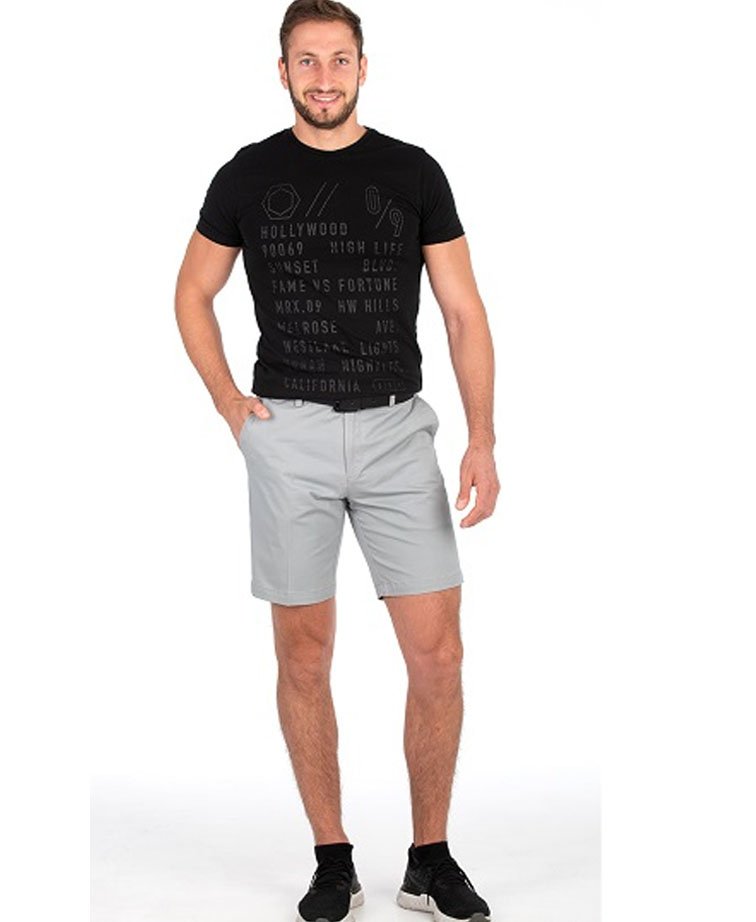 Bob Spears Shorts Flat Front - Grey