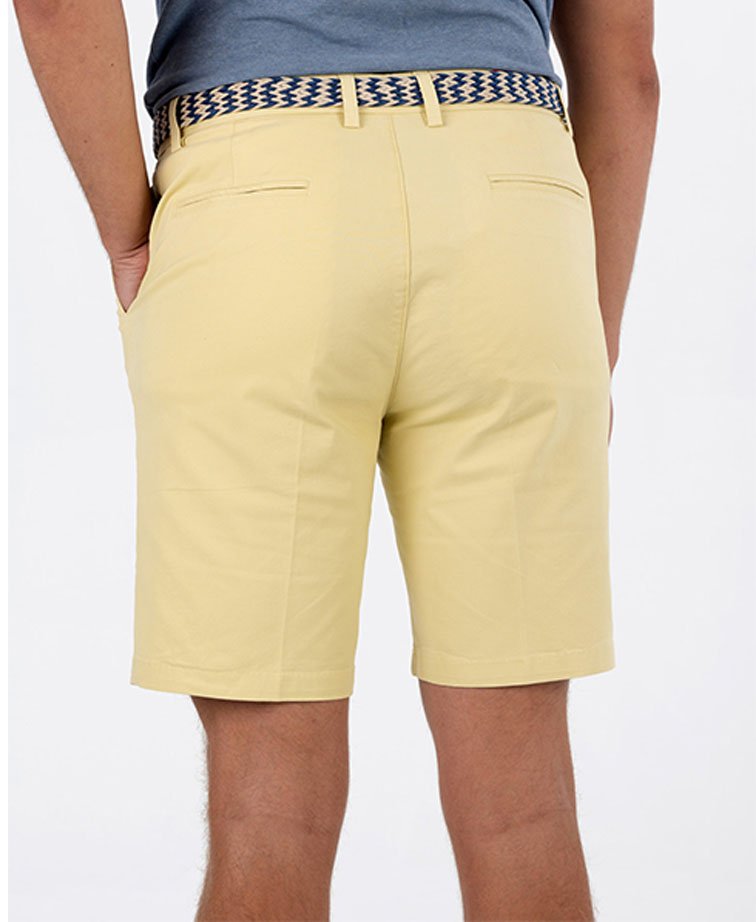 Bob Spears Shorts Flat Front - Lemon